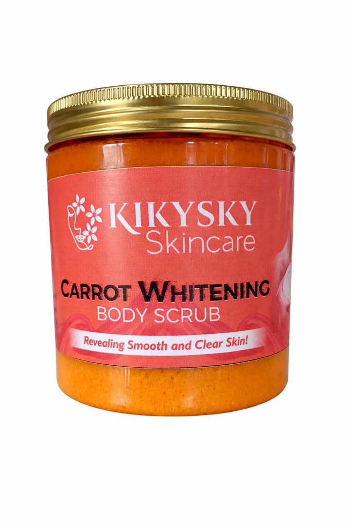 carrot whitening body scrub {500g}